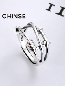 CHINSE | Lucky Multi-Band Spinner Ring