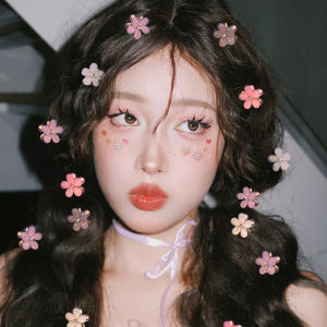 5Pcs ปิ่นปักผมรูปดอกไม้น่ารักกิ๊บติดผมเจ้าหญิงคริสตัลกิ๊ฟหนีบผมขนาดเล็ก สำหรับผู้หญิง