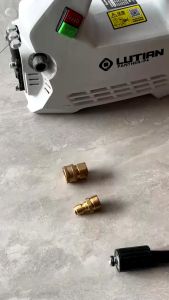 Paket QRA Quick Release Adaptor Mesin Ke Selang Ke Gun Jet Cleaner Set - Paket Quick Release Mesin Ke Selang + Selang Ke Gun Coupler Nepel Adaptor Quick Release 1/4" Female Male Set M22