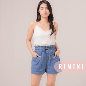 RIMINI - Celana Jeans Pendek Perempuan A-Line Denim Size 26-33 - Shenia Shorts 5183