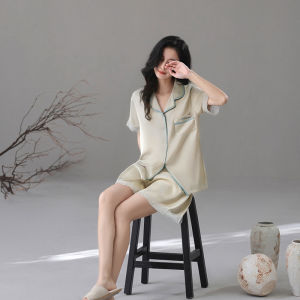 Miiow | Womens Ice Silk Sleepwear Summer New Arrival Soft Skin-Friendly Home Clothes Breathable Lightweight Polyester Fiber Shorts
