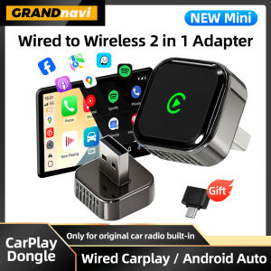 Wireless CarPlay Adapter 2IN1 Android Auto AI Smart Box Car Intelligent Systems For VW Toyota Nissan Honda Ford Benz