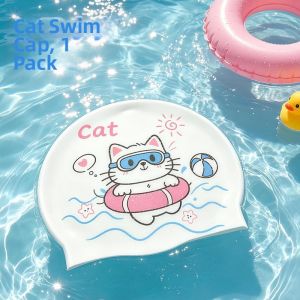 Travel Season | Stylish Water-Resistant Swim Cap for Large Heads