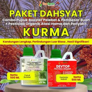 Pupuk Topfarm / Pestisida Topfarm / Pupuk Kurma Cepat Berbuah / Pupuk Khusus Pohon Kurma / Pupuk Booster Kurma / Pupuk Pohon Kurma / Obat Karat Daun Kurma / Obat Anti Rontok Buah Kurma