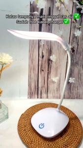 ( COD ) Lampu Belajar/ Baca Lampu Meja LED 3 Mode Sentuh Eyelash Extension
