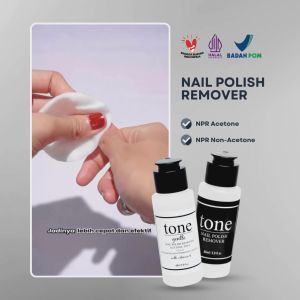 TONE Duo Function Bundle | Penghapus Kutek 2in1 Acetone & Non Acetone