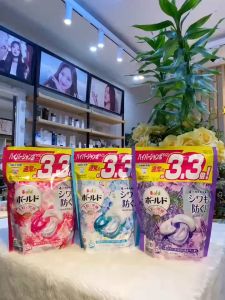 Viên giặt xả BOLD 4in1 Nhật Bản hương nước hoa (túi 33 viên)