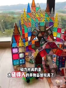 MALOTOYS - ONSHINE Magnetic Tiles Natural Colors 8/20/60/80/100 Pcs Earth Color Building Blocks Mainan Diy Susun Block Magnetic Kreatifitas Anak Malo Toys