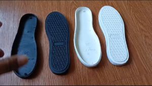 Sol Sepatu Wanita Outsole Casual Sneakers Kets Alas Bawah TPR Melody Hitam Putih Size 36 sd 40