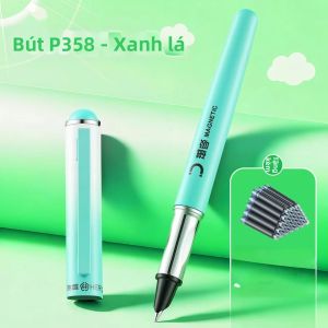 HERO | Hero P358 Gradient Từ Tính Giấu Ngòi Bút Máy Công Thái Học Chỉnh Sửa Tư Thế Viết Dụng Cụ Loại Tiêu Chuẩn Thép Không Gỉ