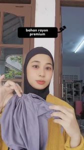 Inner Dagu Tali Antem Viral Hijab Ciput Dubai Dagu Kaos Rayon Premium