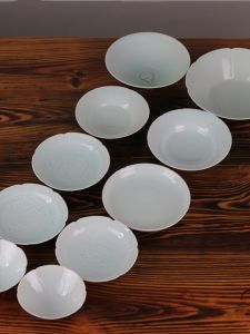 ชามรูปหมวกขนาดเล็กสำหรับใช้ในบ้านแบบย้อนยุค สีเขียวอ่อน ชามขนาดเล็กสำหรับใส่ผลไม้ จานสำหรับใส่เครื่องดื่ม จานสำหรับใส่เครื่องประดับ