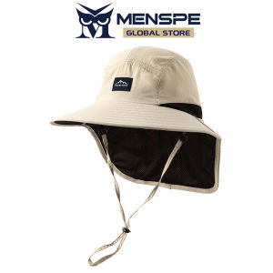 MENSPE Sun Cap Large Shawl Beach Hat Sun-proof Hat Casual Sun Hats Portable Fisherman Cap Large Brim Cap Sun Protection Cap UV Protection Hats for Summer Outdoor Travel