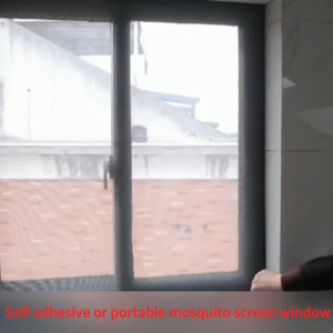 1pcs Window Screen Net Anti Mosquito Zipper Window Net Self Adhesive Insect Proof Curtain Net