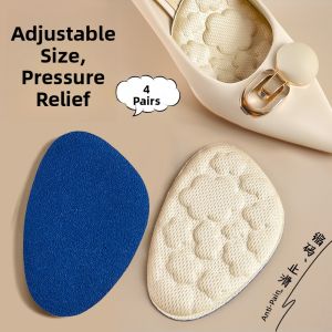 LINGMIAO | Womens Pain-Relief Soft Thick Anti-Slip Anti-Falling Heel Anti-Pushing Canvas Shoes