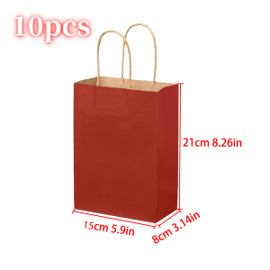 Black kraft paper bag with handle heavy-duty grocery retail and takeaway goods used for packaging storageand food purposes
