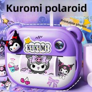 Kuro Purple Instant Camera Childrens Toy Camera Video Recording Printing Direct Photo Output 2024 New Toy for Boys And Girls