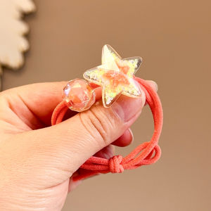 Large Size Childrens Hair Accessories Bear Flower Knot Elastic Hair Ties Girls Hair Bands Hair Ropes Easy to Tie Headbands
