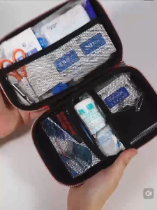 Household Portable Sunderies Storage Organizer First Aids Kit Emergency Medical Outdoor Rescue set With Case