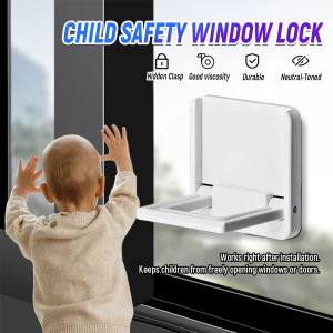 Ellebreen Security Child Safety Lock Mult-function Cabinet Lock Sliding Door Lock Universal Drawer Handle 1PC