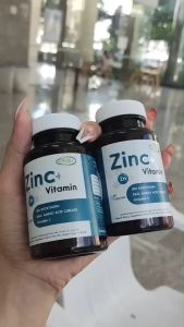 [1 เเถม 1 ]Supurra Zinc Plus Vitamin [1กระปุก บรรจุ 30 แคปซูล ] บำรุง ร่างกาย ผม เล็บ [C32]