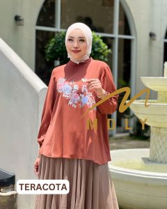 (13) MDLY SERIN Baju Blouse atasan wanita Sheryn Blouse By Mdly. Nazra Sha