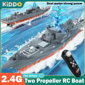 Rc Speed Boat Remote Control Aircraft Battleship Simulation Military Model Ship Toy Kids Electric Children Water Toys for Boys