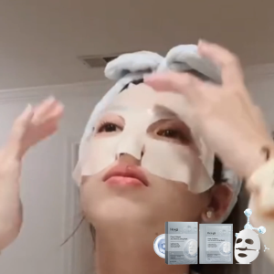 Hoygi Collagen Firming Face Mask 4pcs - Hydrating Anti Wrinkle Sheet Mask Nourishing Skin Care Mask for Smooth Youthful Skin