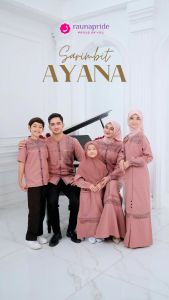 Sarimbit/Couple Keluarga Terbaru 2025 AYANA GREY by Raunapride