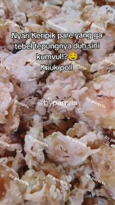 Keripik Pare Super Pedas 250gr  Renyah Gurih / Best seller / keripik kekinia  by pareria