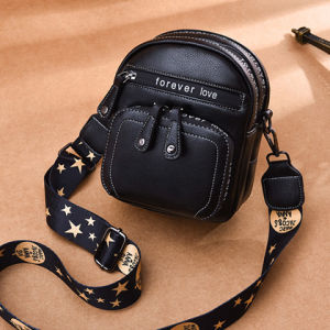 กระเป๋าสะพายข้างผู้หญิงแบบสะพายข้างผ้าไนลอนสีพื้นสไตล์เกาหลี กระเป๋าสะพายไหล่แบบอเนกประสงค์ กระเป๋าสะพายข้าง PU สำหรับฤดูใบไม้ผลิและฤดูร้อน