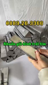 Khuôn giò lụa hình trái tim / Khuôn làm giò lụa   chả lụa