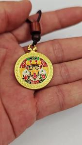 High Quality 【 Spot inventory 】 新款古法保色沙金扎基拉姆财神珐琅吊坠引流福利搭赠