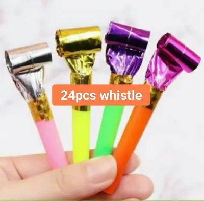 pito dila 24 PCs mini whistle dragon horn torotot / party loot bag filler toys
