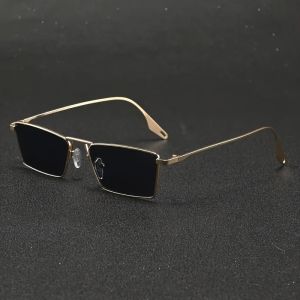 Chic Womens Rectangular Metal Fashion Glasses  for Daily Wear，Commuting Vacations & College Parties