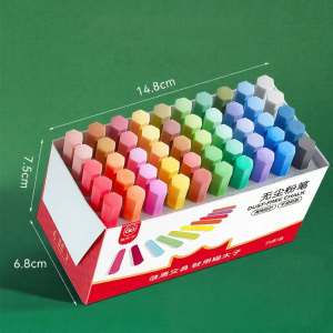 MPRINCE | Non-toxic Dust-free Easy-wash Colorful Chalk 36 Colors