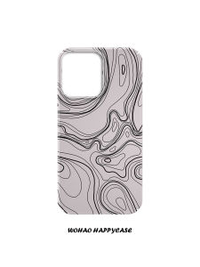 Creative Minimalist Abstract Line Mobile Phone Case Full Protection for  15 14pro Personalized Artistic Huawei Mate60pro