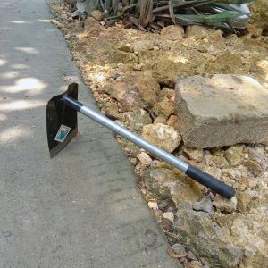 cangkul pacul mini gagang pipa besi karet alat berkebun