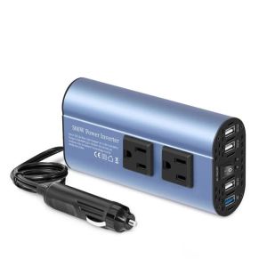 Bộ Chuyển Đổi Điện Ô Tô 500W DC 12V Sang 110V AC Với Nhiều Cổng USB Và Ổ Cắm Tiêu Chuẩn Mỹ Tích Hợp Biến Áp Tự Động