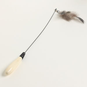 Interactive Spring Loaded Feather Cat Toy Pet Supplies Bird Feathers Sound Making Bell Boredom Buster Interactive Chicken Feathers Replaceable