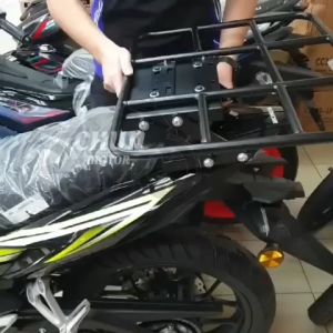 Rapido Rack Adjustable + No Frame Bag Rack Motorcycle RSX/Y15ZR/LC135/RS150/EX5/WAVE DASH/MR3/VF3I/ALPHA Tapak Carrier