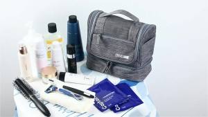 Men Necessaries Hanging Make Up Bag Oxford Travel Organizer Cosmetic Bags Women Necessaries Make Up Case Wash Toiletry Bag