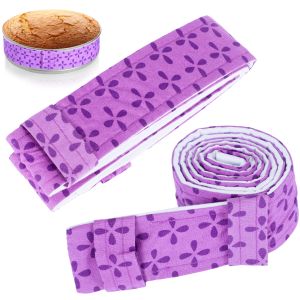 2/6Pcs Baking Tray Protection Strap Reusable Cake Bake Even Strip Professional Baking Accessories for Home Bakery and Restaurant