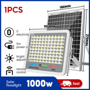 LIKHA Solar Light Outdoor Waterproof LED Floodlight Heavy Duty Indoor Outdoor Solar Light Automatic Night Street Light