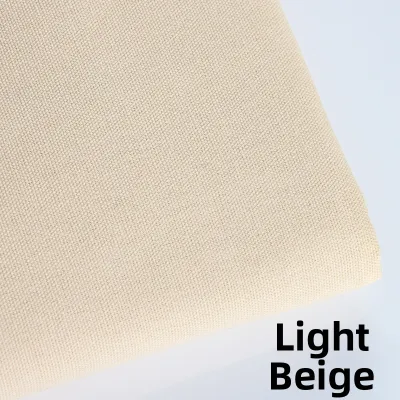 Handmade Pure Cotton Canvas Fabric for Embroidery Home DIY Background Table Cloth