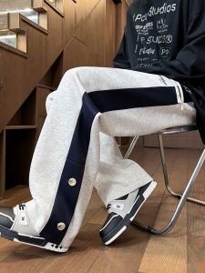 Quần Dài Nam Ống Đứng Rộng Rãi Thoải Mái Mùa Xuân Thu Quần Dài Thể Thao Thường Ngày Thời Trang Cho Học Sinh