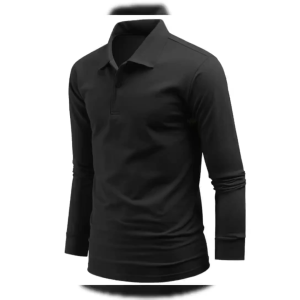 Aston Fashion / Polo Shirt Polos Lengan Panjang / Long Sleeve Polos Seragam Kerah / Kaos Polo Polos / COD