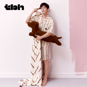 T-B-H | Couples Dachshund Print Tencel Cotton Loungewear