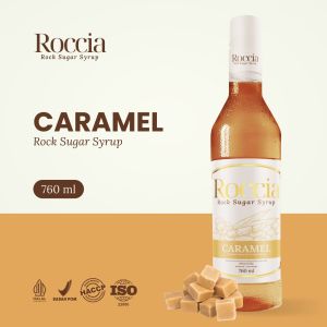 Roccia Rock Sugar Syrup Caramel - Syrup Gula Batu Rasa Caramel 760ml