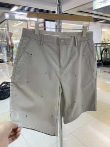 Quần Dài Thường Ngày in Họa Tiết Đơn Giản Thoáng Khí Mùa Hè Quần Short Công Sở Ống Đứng Quần Dài Vừa Phải Cho Nam